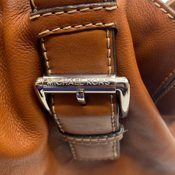 Michael Michael Kors Carmel Color Leather Satchel BRN7011C - Picture 3 of 13